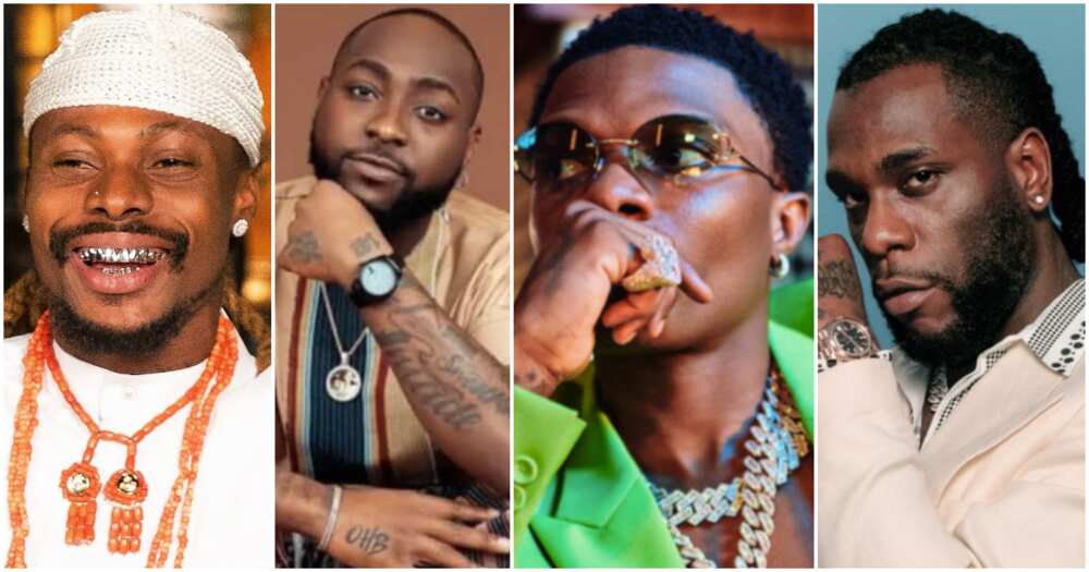 davido wizkid burna boy olamide and asake